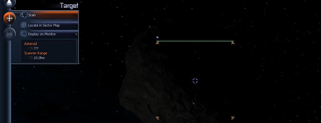 Scanning an asteroid