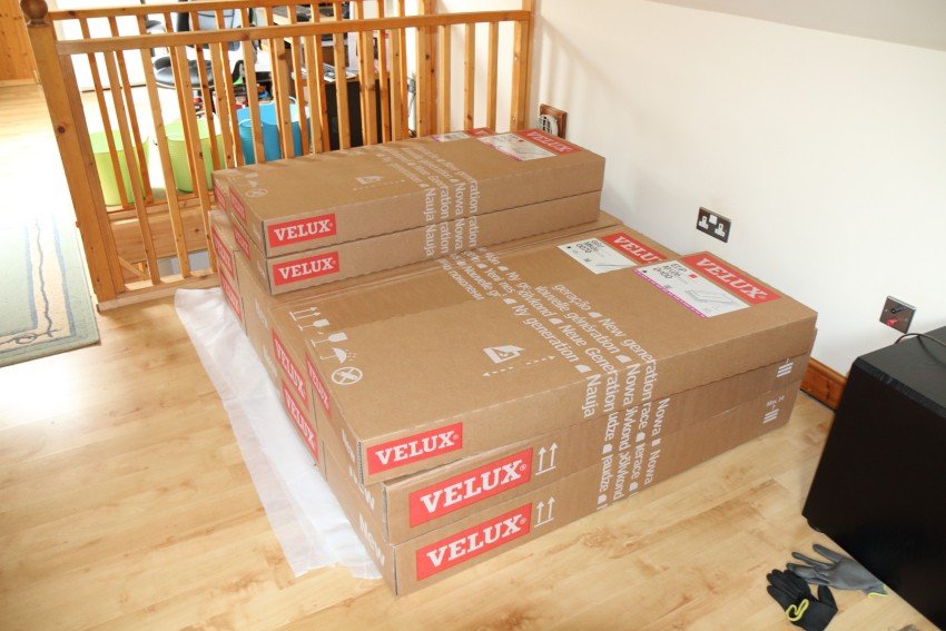 The delivery from Velux