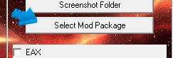 Selecting a mod package