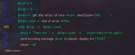 Our Count.Ships script, so far