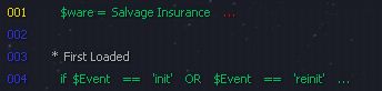 $ware = Salvage Insurance