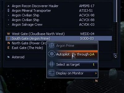 Selecting Argon Prime gate