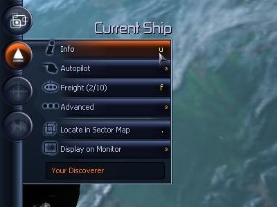 How to see information on your ship